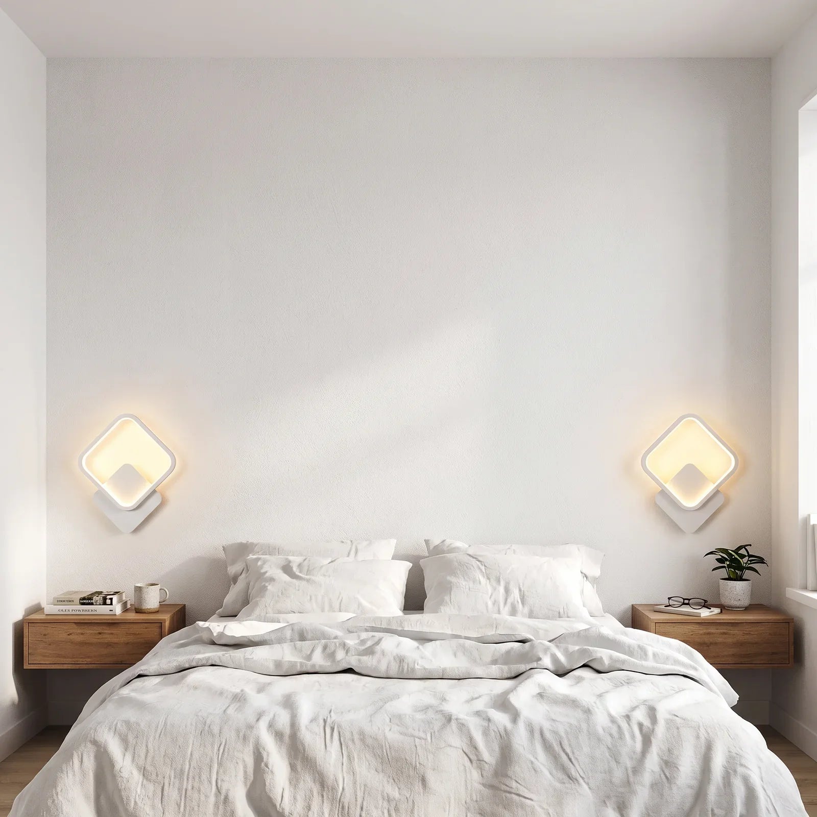 Sleek Modern Square LED Wall Lamp