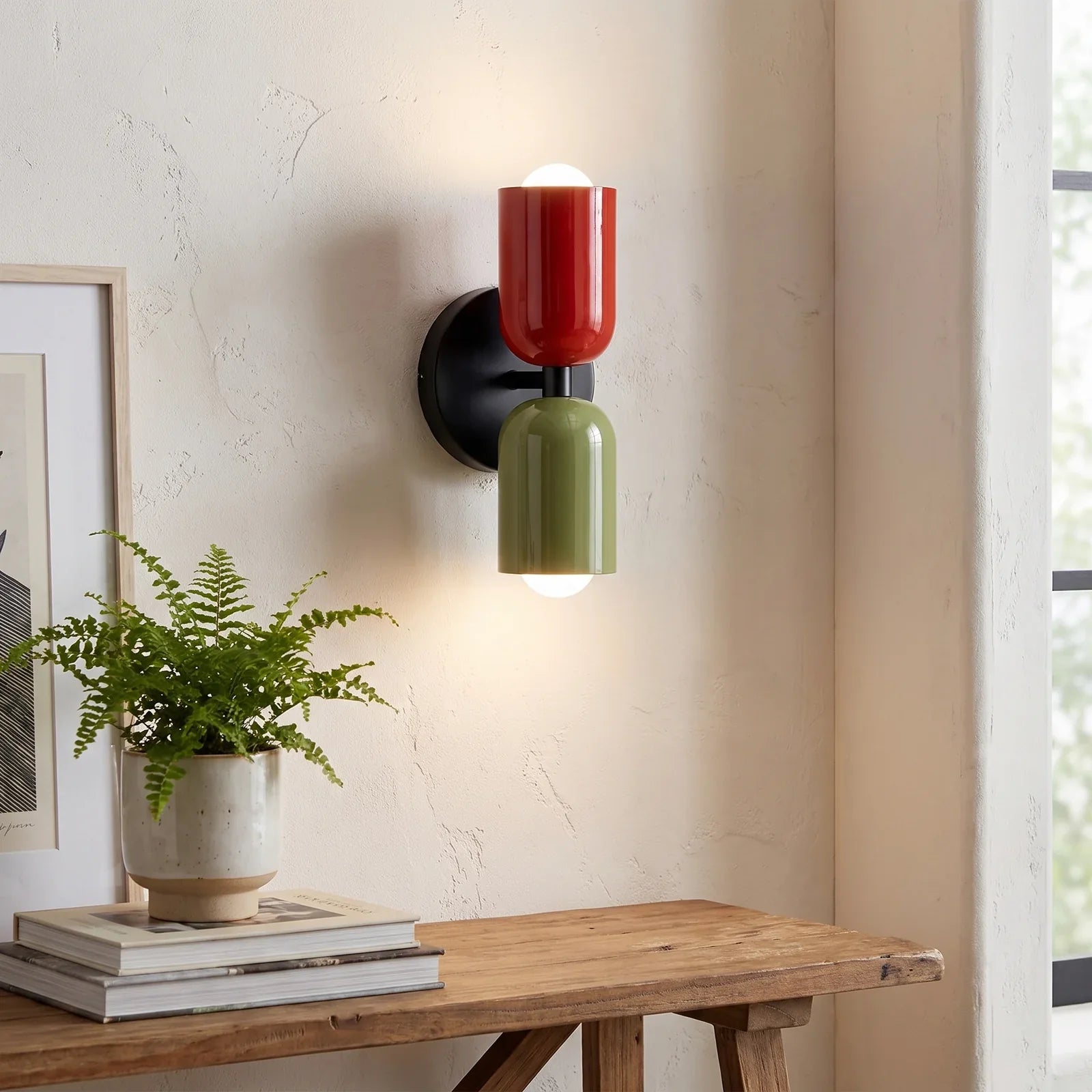 Vibrant Multicolor Bedside Wall Lamp