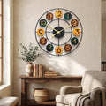 Vibrant Color Metal Wall Clock – Modern, Eye-Catching Timepiece