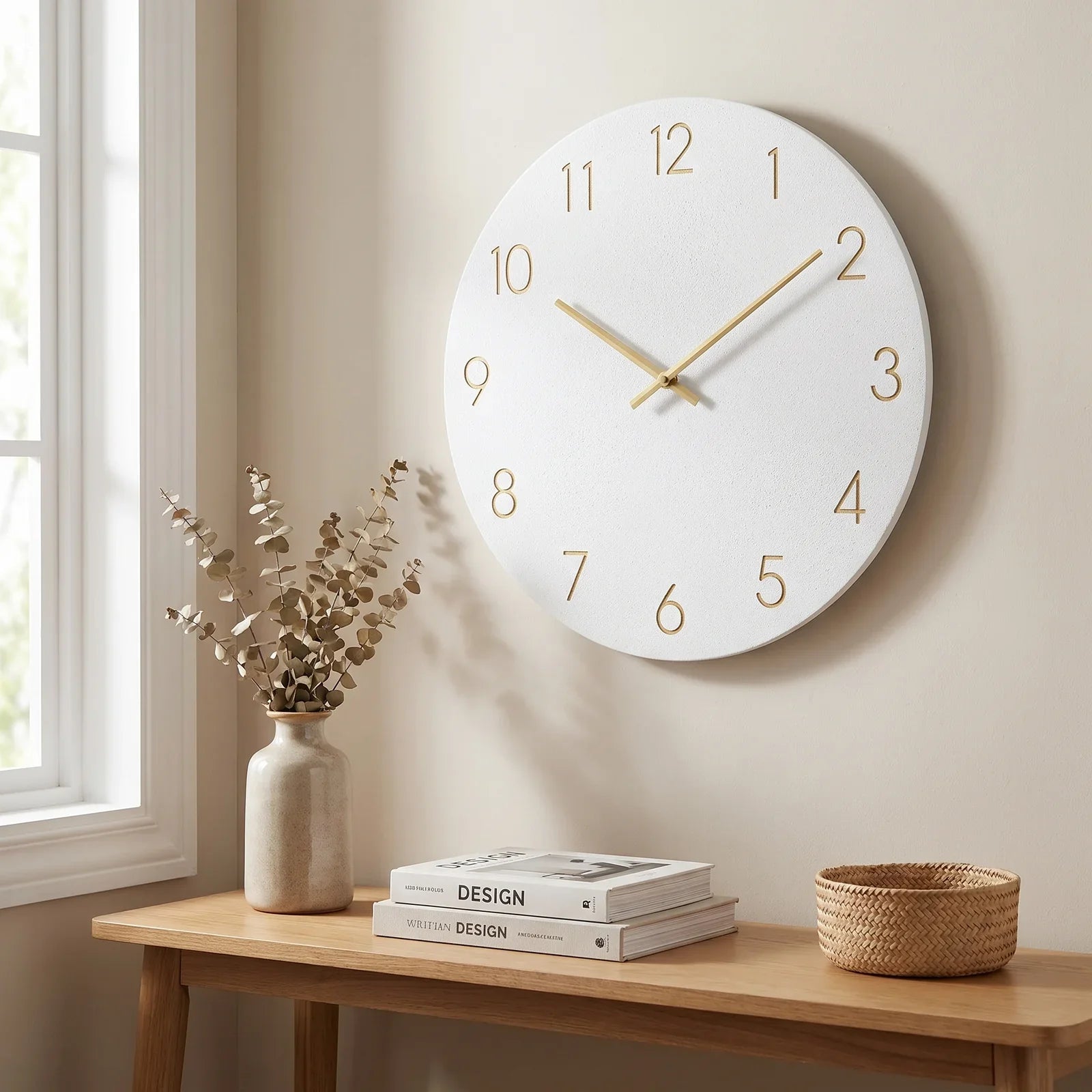 Nork Sleek Minimalist Wall Clock - Modern Timepiece for Any Room