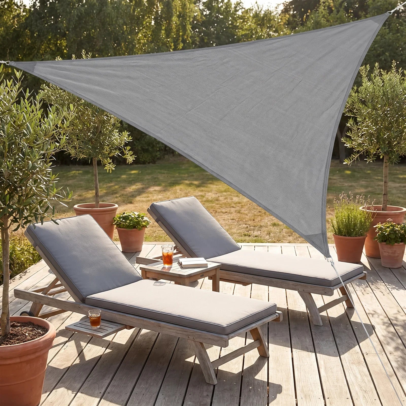TriBlocker Shade Sail — Premium UV-Blocking Outdoor Canopy for Patio and Yard