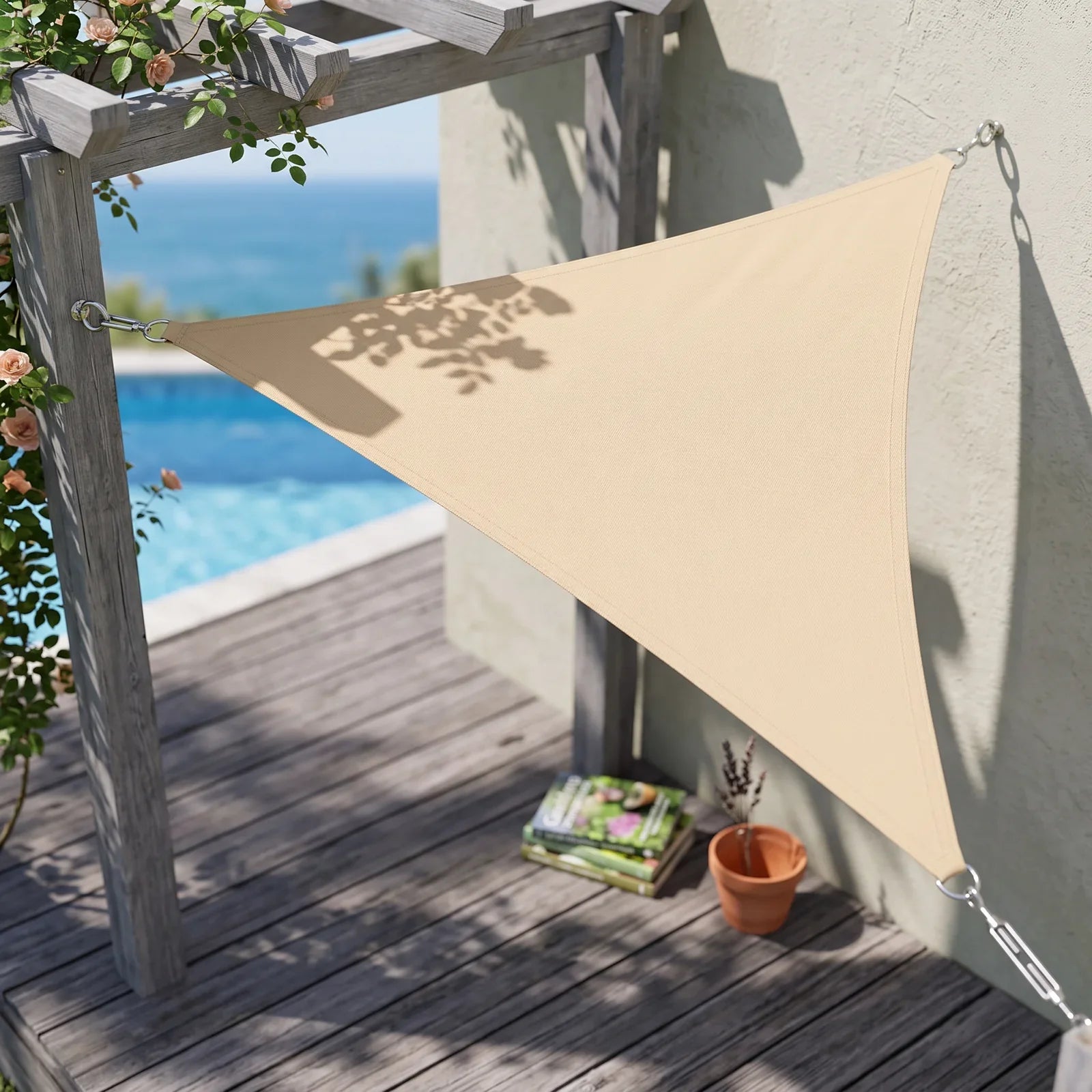 TriBlocker Shade Sail — Premium UV-Blocking Outdoor Canopy for Patio and Yard