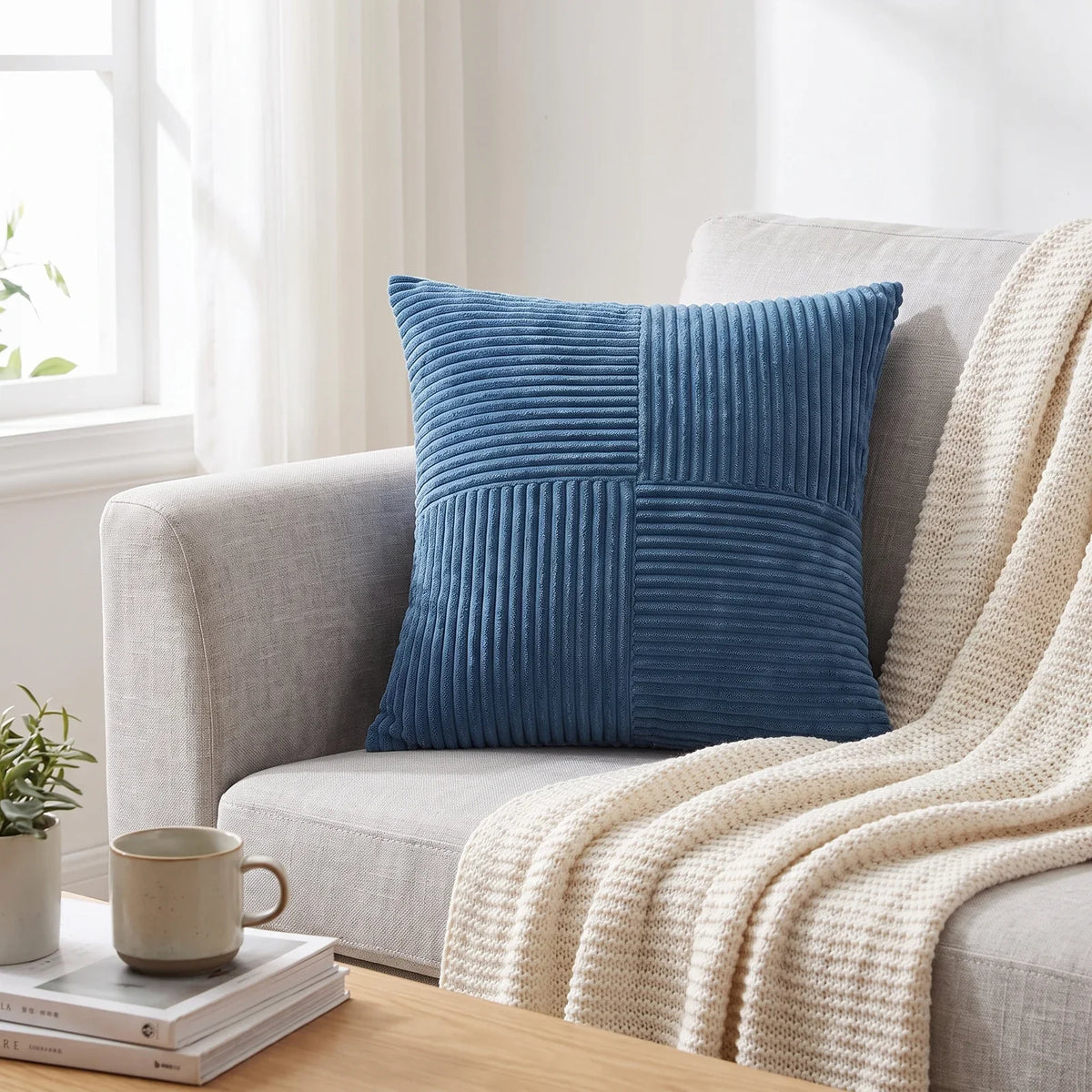 Soft & Stylish Corduroy Cushion Covers