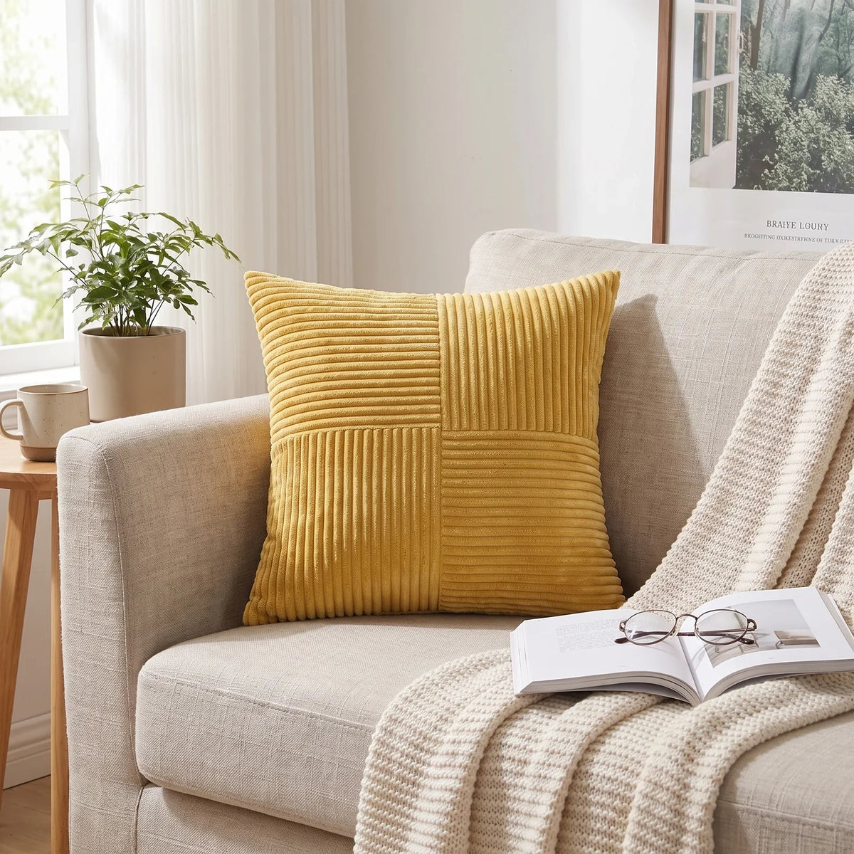 Soft & Stylish Corduroy Cushion Covers