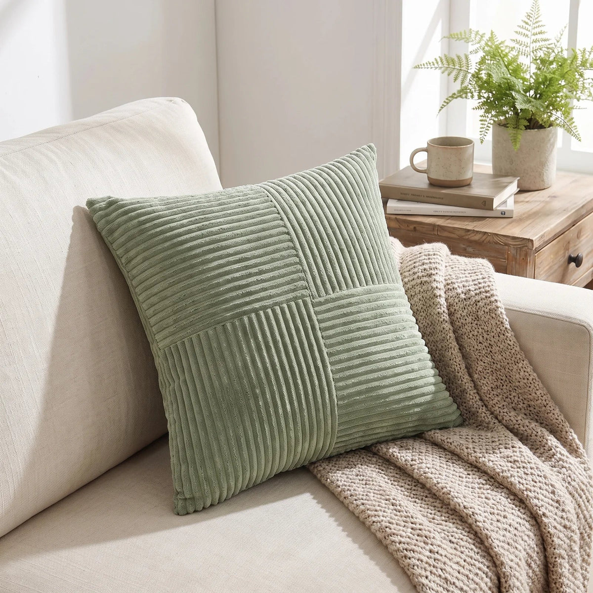 Soft & Stylish Corduroy Cushion Covers
