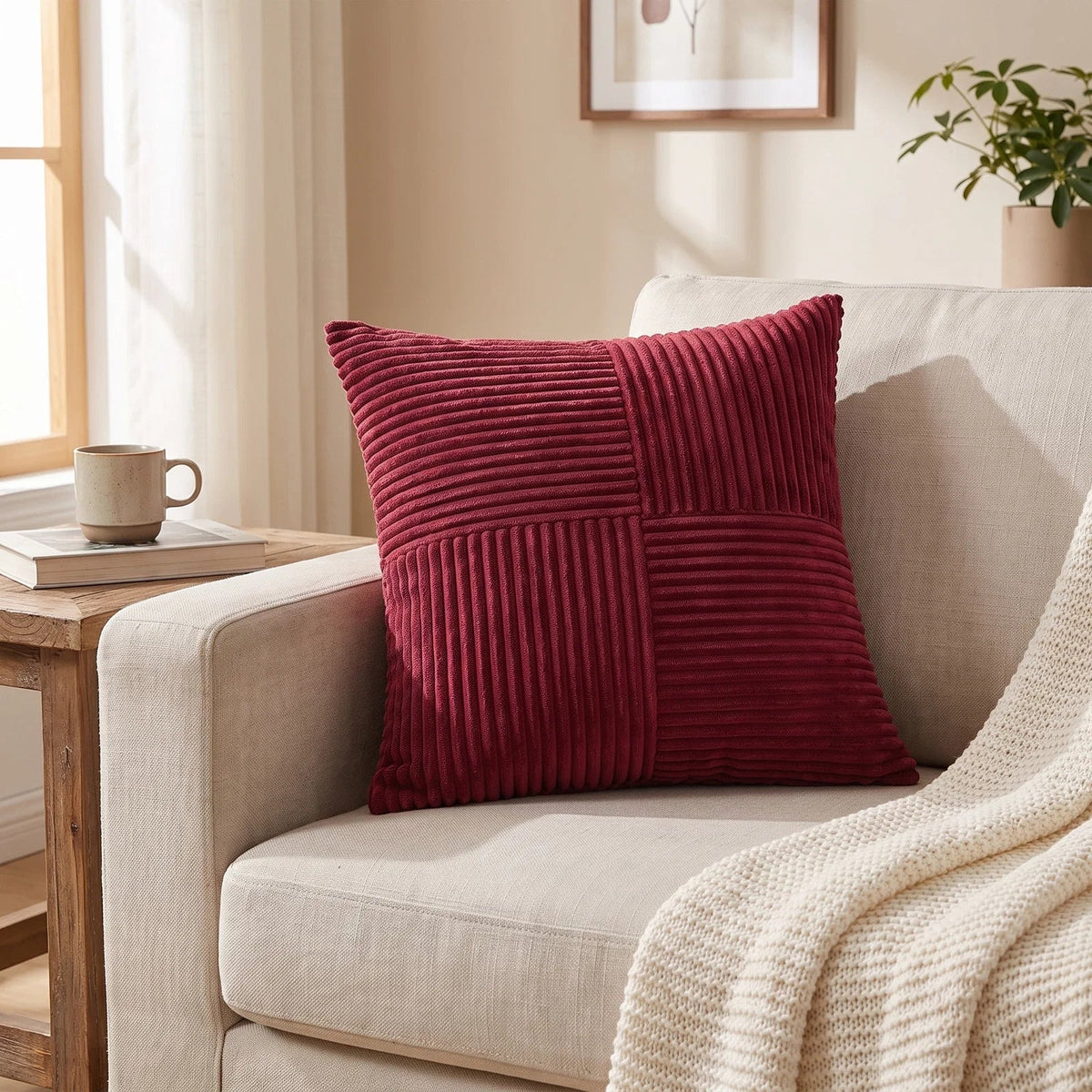 Soft & Stylish Corduroy Cushion Covers