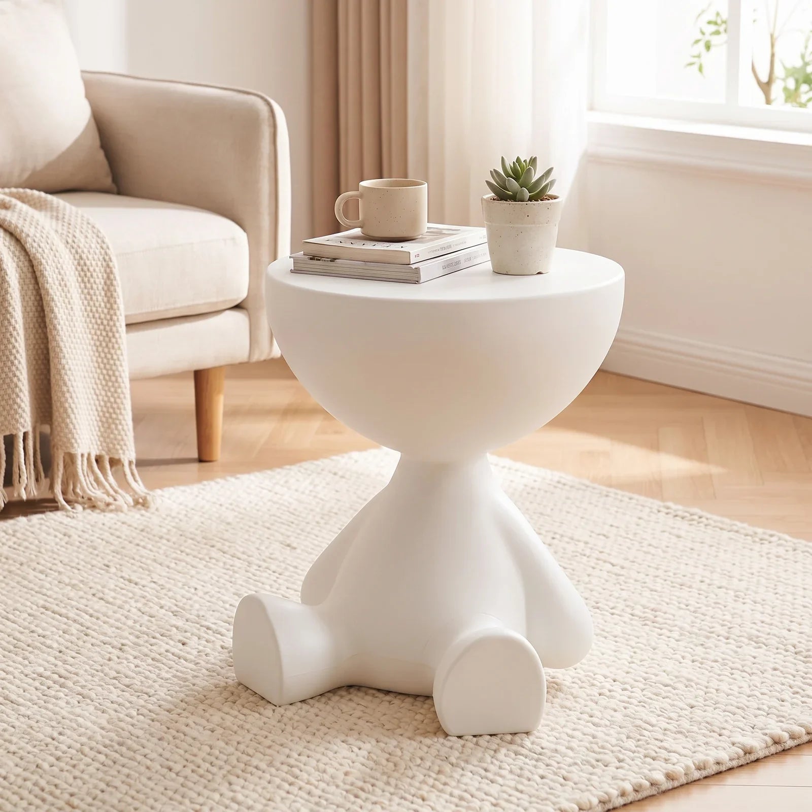 Adorable Cartoon Bear Side Table – Perfect Nursery Accent
