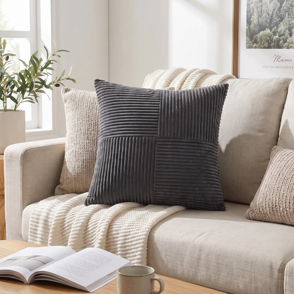 Soft & Stylish Corduroy Cushion Covers