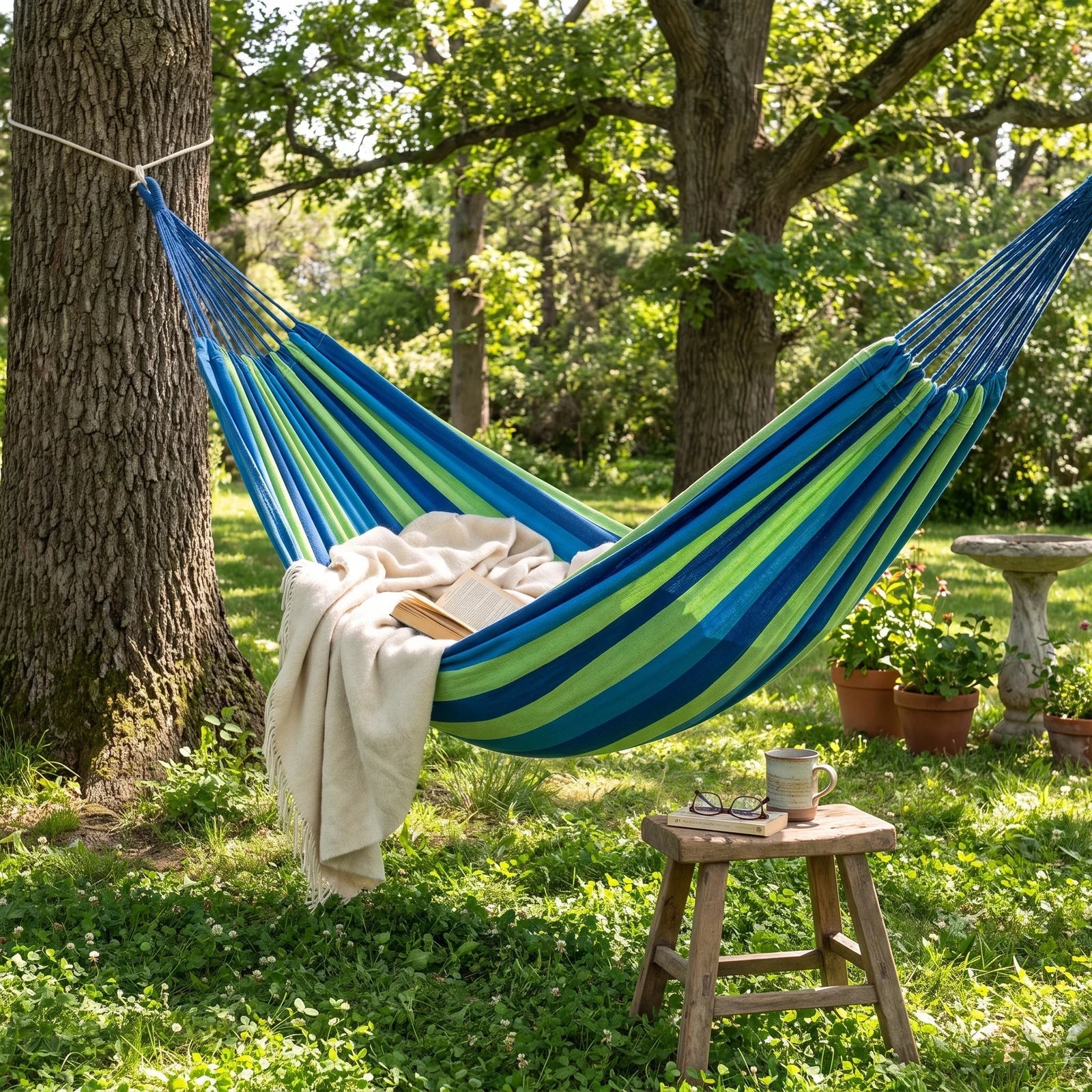 Premium Canvas Hammock for Ultimate Outdoor Relaxation
