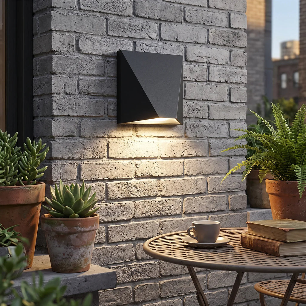 Sleek Modern Black LED Wall Light
