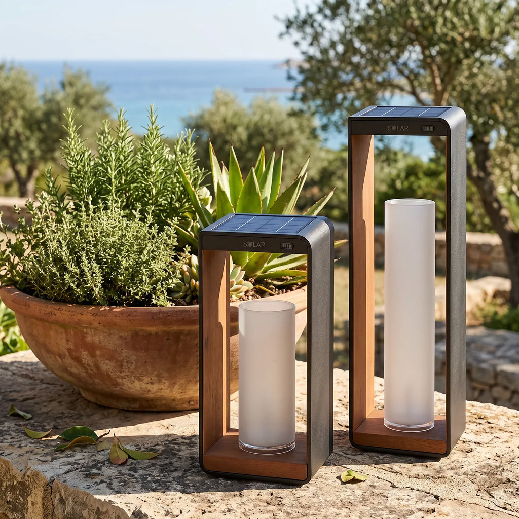 Sleek Modern Square Outdoor LED Light