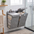 Wallora Adhesive Laundry Basket - Easy Peel-and-Stick Wall-Mount Laundry Organizer