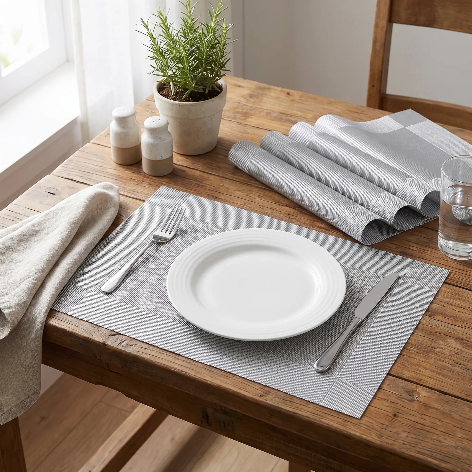PlaciMat Woven PVC Placemats – Durable, Stylish Table Mats for Everyday Dining