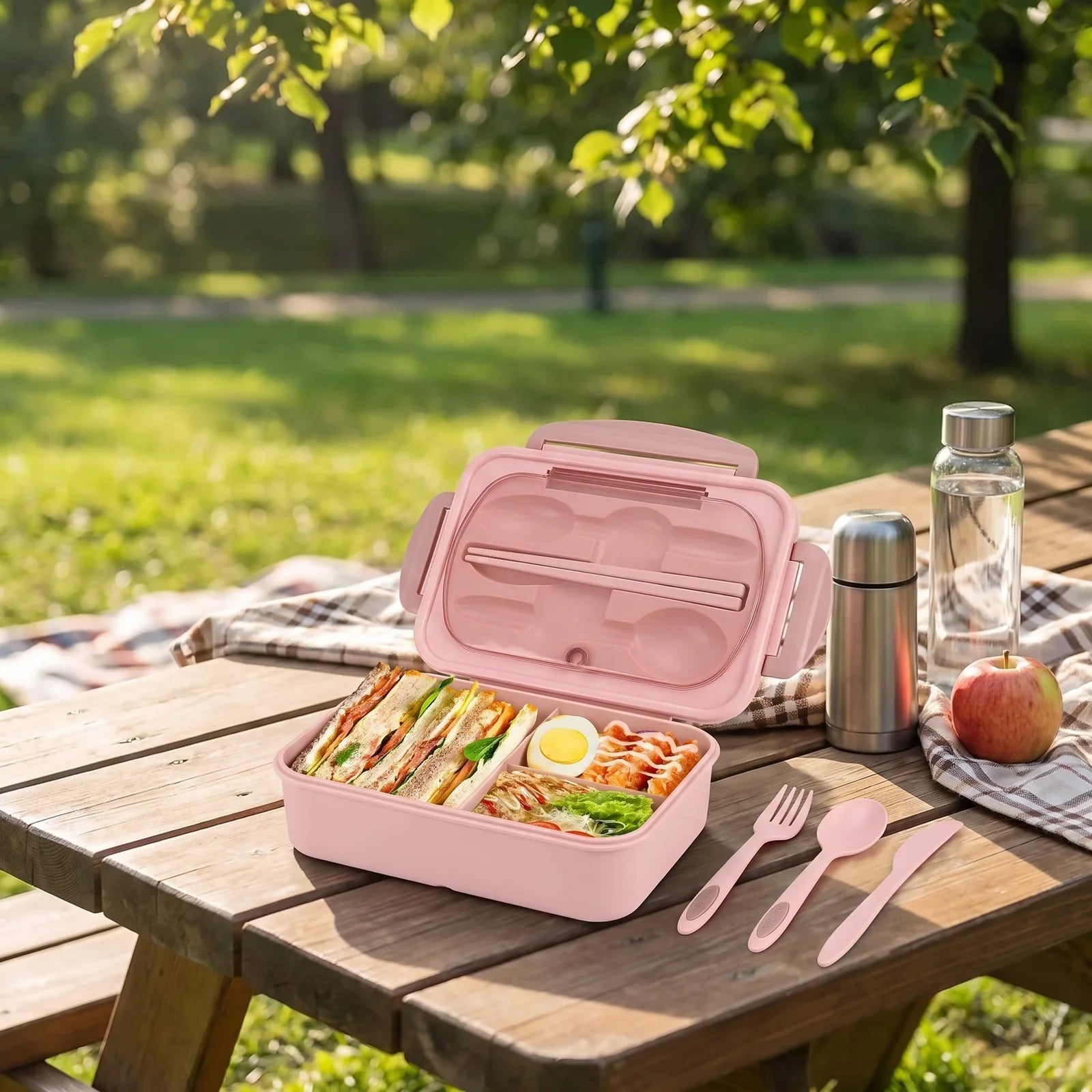 MealMate Bento Lunch Box - The Ultimate On-The-Go Bento for Everyday Meals