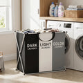 TriSort Triple-Section Laundry Hamper — Effortless Laundry Sorting & Organization