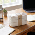 EcoStack 3-Tier Wheat Straw Lunch Box — Eco-Friendly, Stacked Lunch Organizer for Fresh Meals
