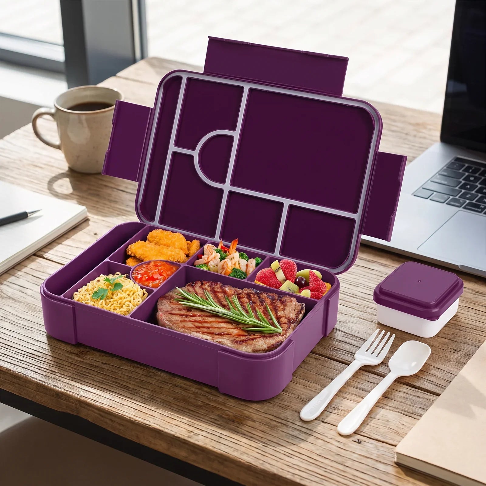 BentoMax Extra-Large Capacity Bento Box for Easy Meal Prep