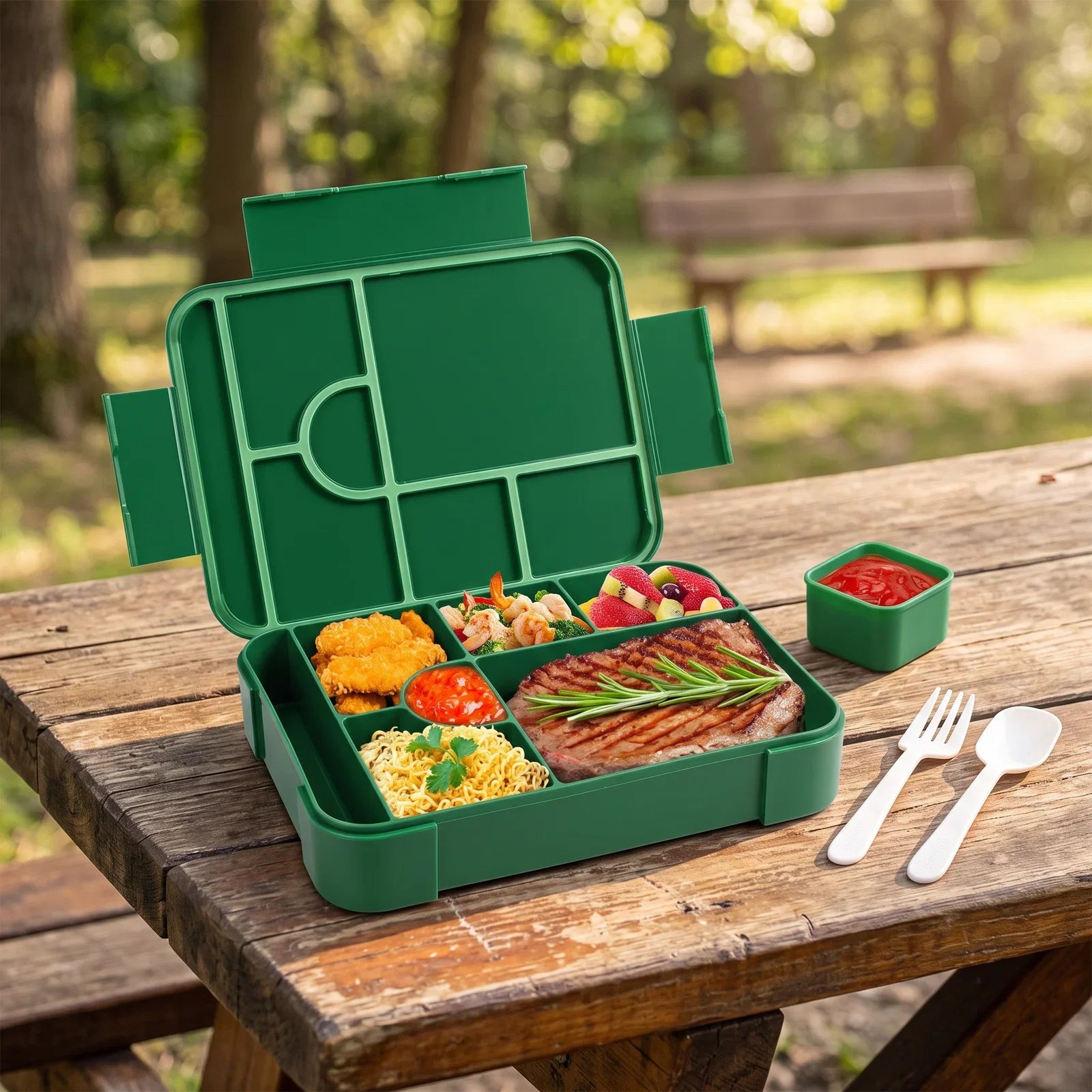 BentoMax Extra-Large Capacity Bento Box for Easy Meal Prep