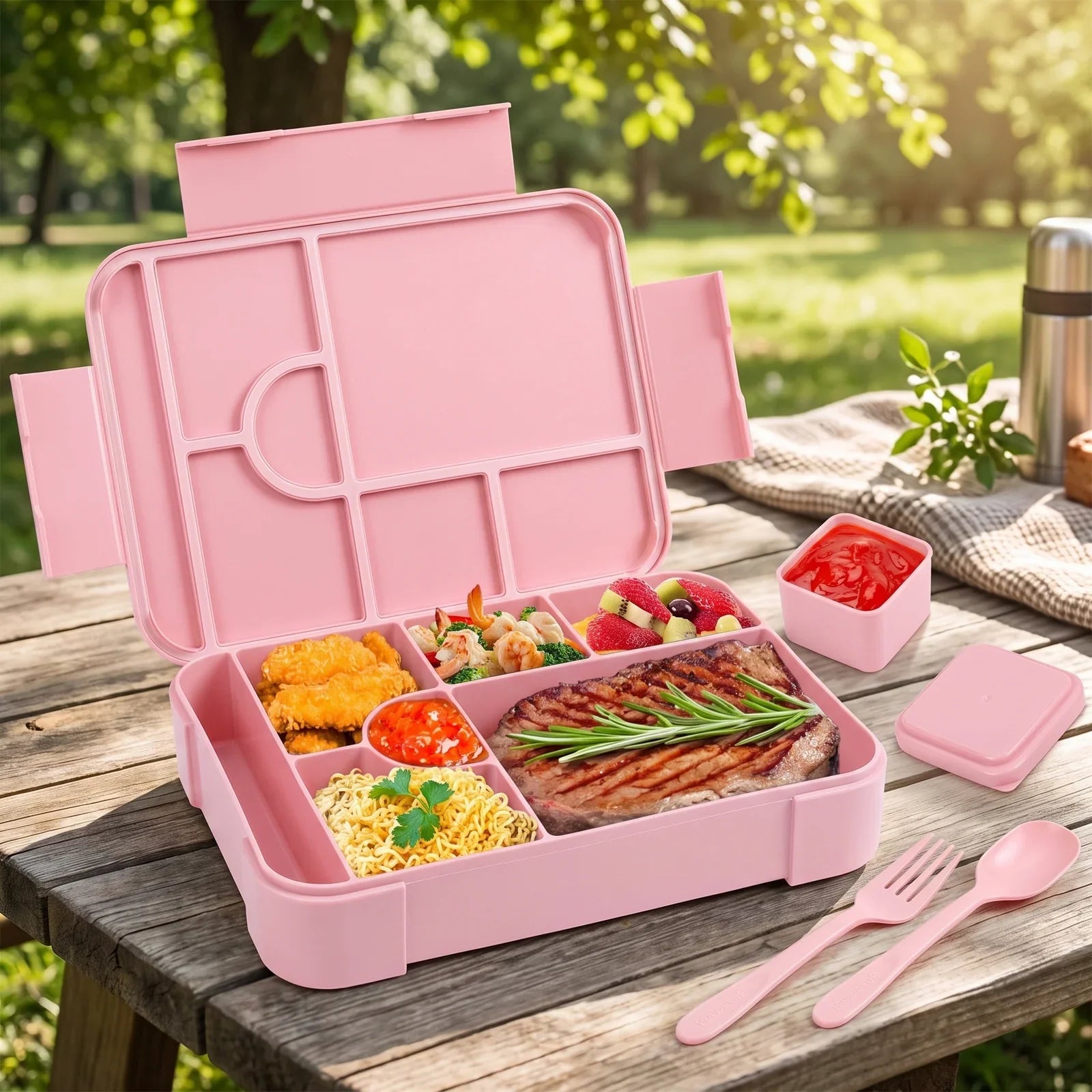 BentoMax Extra-Large Capacity Bento Box for Easy Meal Prep