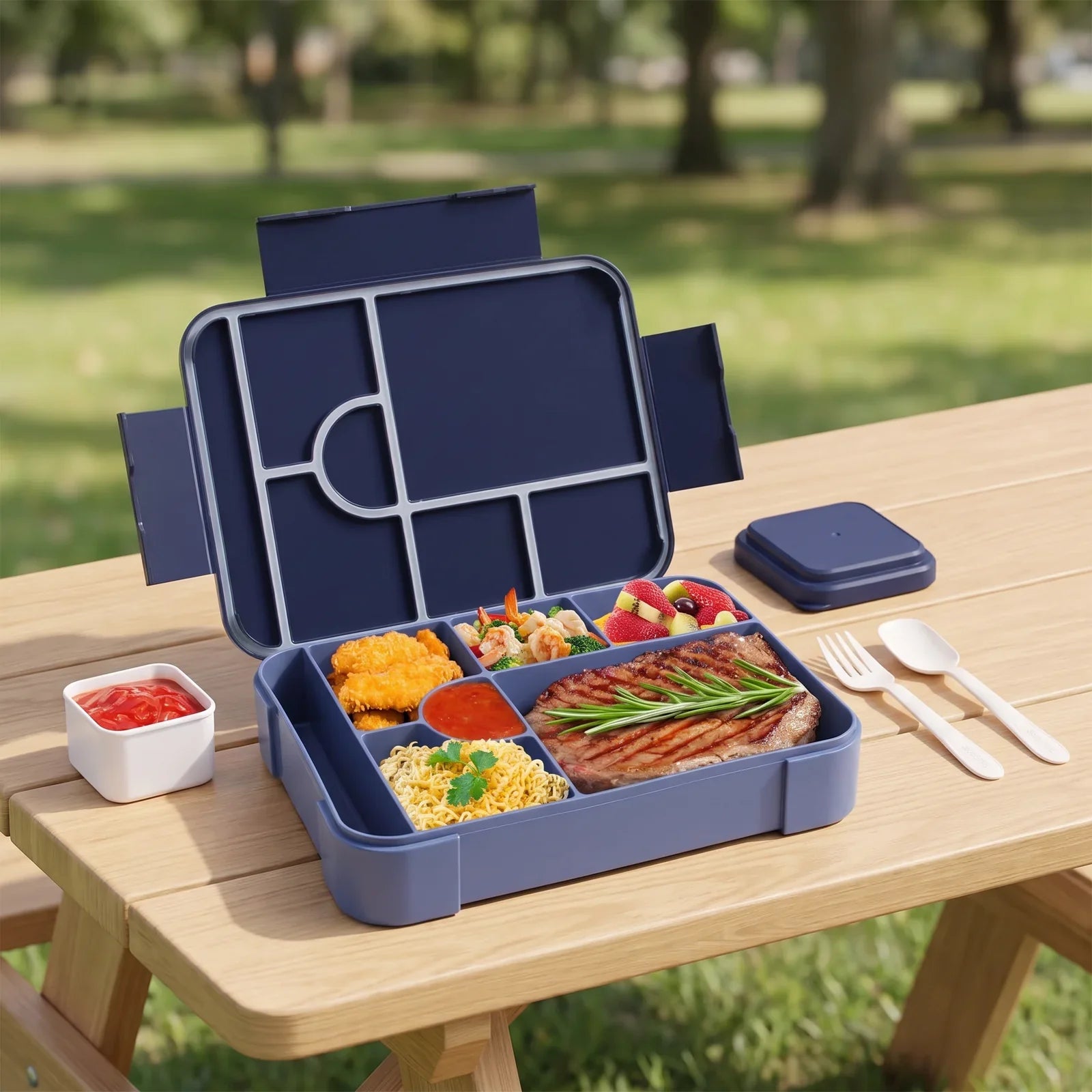 BentoMax Extra-Large Capacity Bento Box for Easy Meal Prep