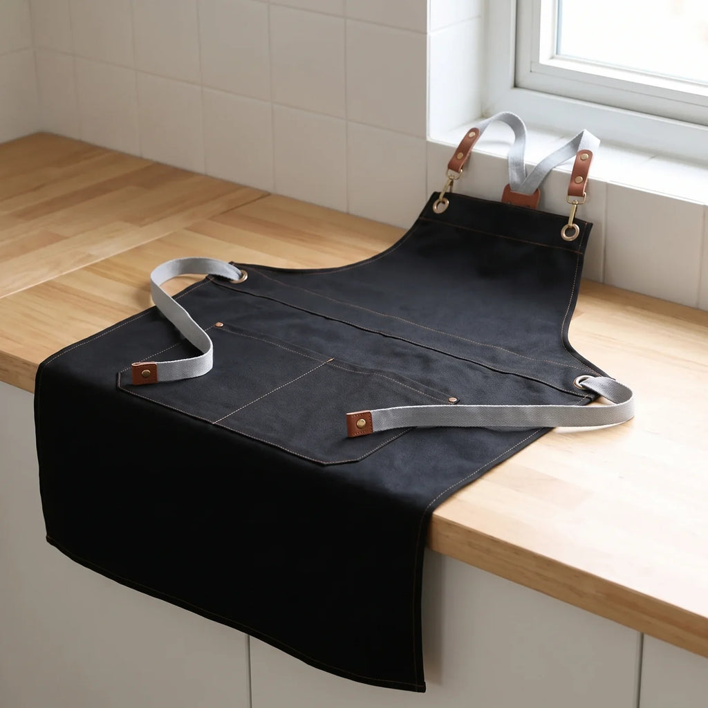 WorkEase Waterproof Canvas Apron — Durable Protection for Any Job