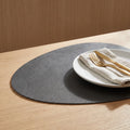 NordicDrop Faux Leather Placemats - Sleek, Easy-Care Dining Mats