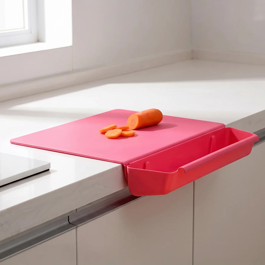 Two-in-One Chopping Board with Built-In Storage