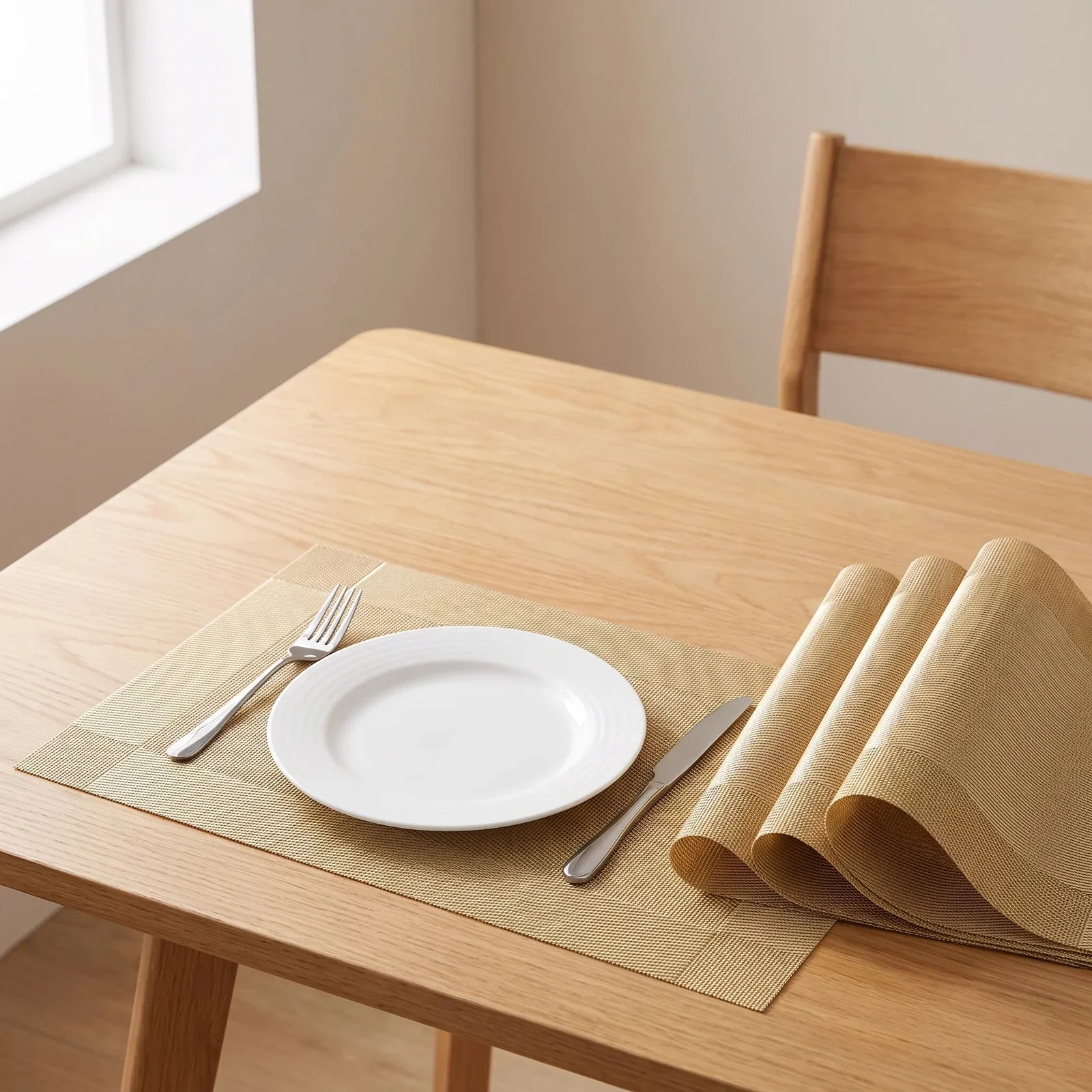 PlaciMat Woven PVC Placemats – Durable, Stylish Table Mats for Everyday Dining