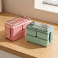 1400ml Double-Layer Bento Box – 2-Tier Lunch Box