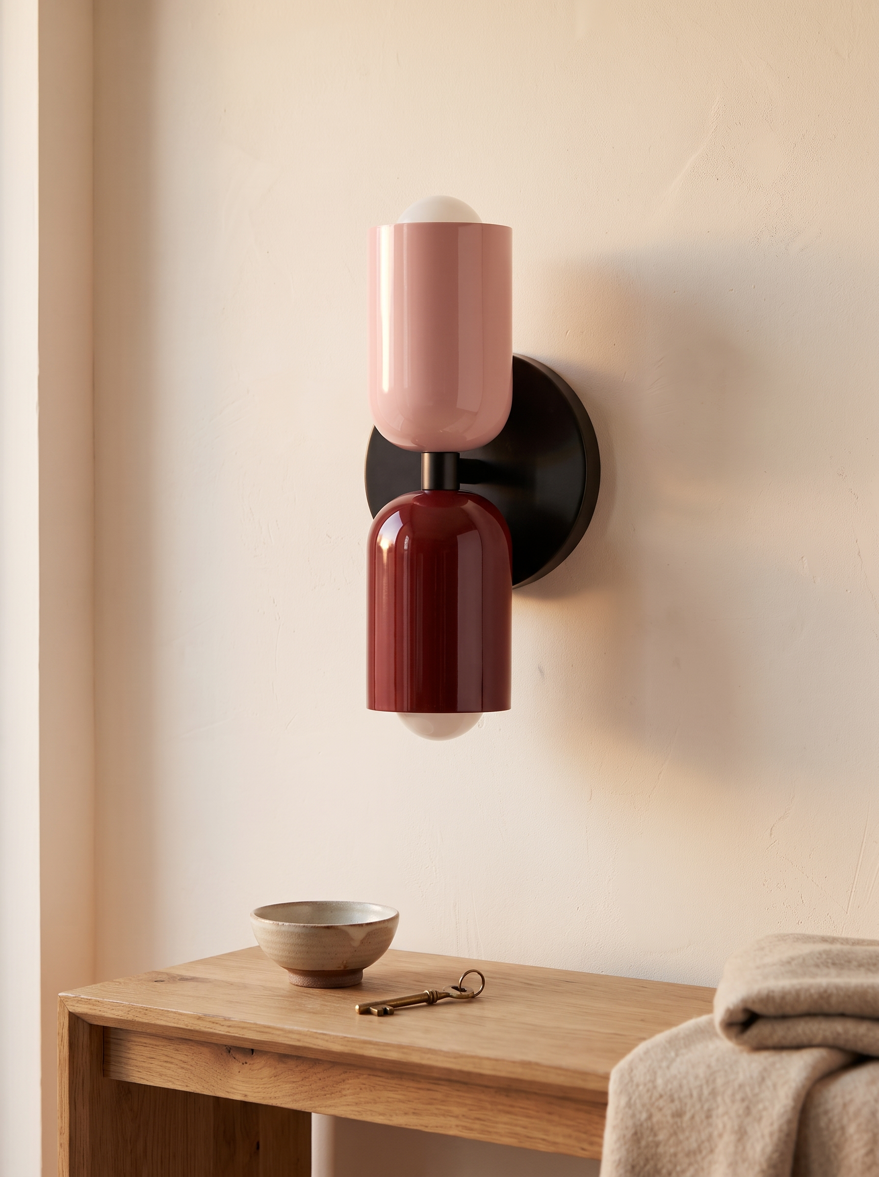 Vibrant Multicolor Bedside Wall Lamp in a home setting, view 3