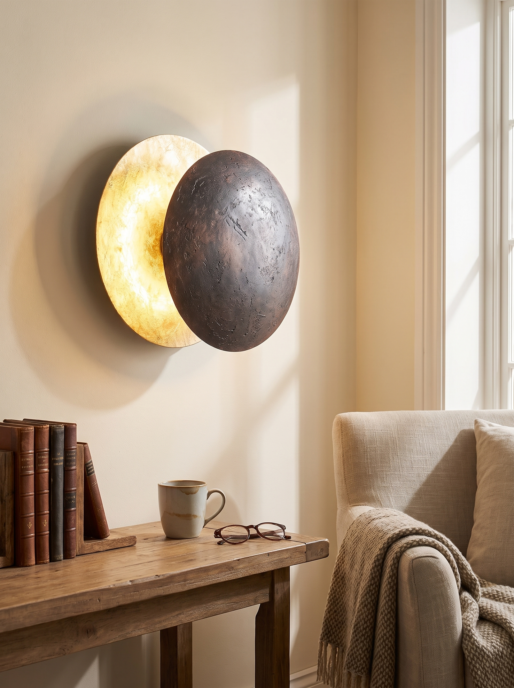 Lunaris Wall Light - Sleek Ambient Glow for Modern Spaces in a home setting, view 2