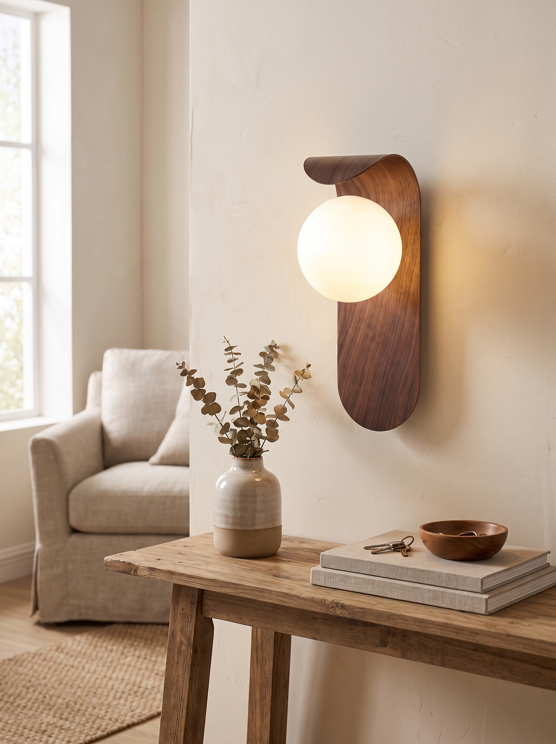 Icar Nordic LED Wall Lamp – Sleek Scandinavian Lighting for Modern Homes in a home setting, view 1