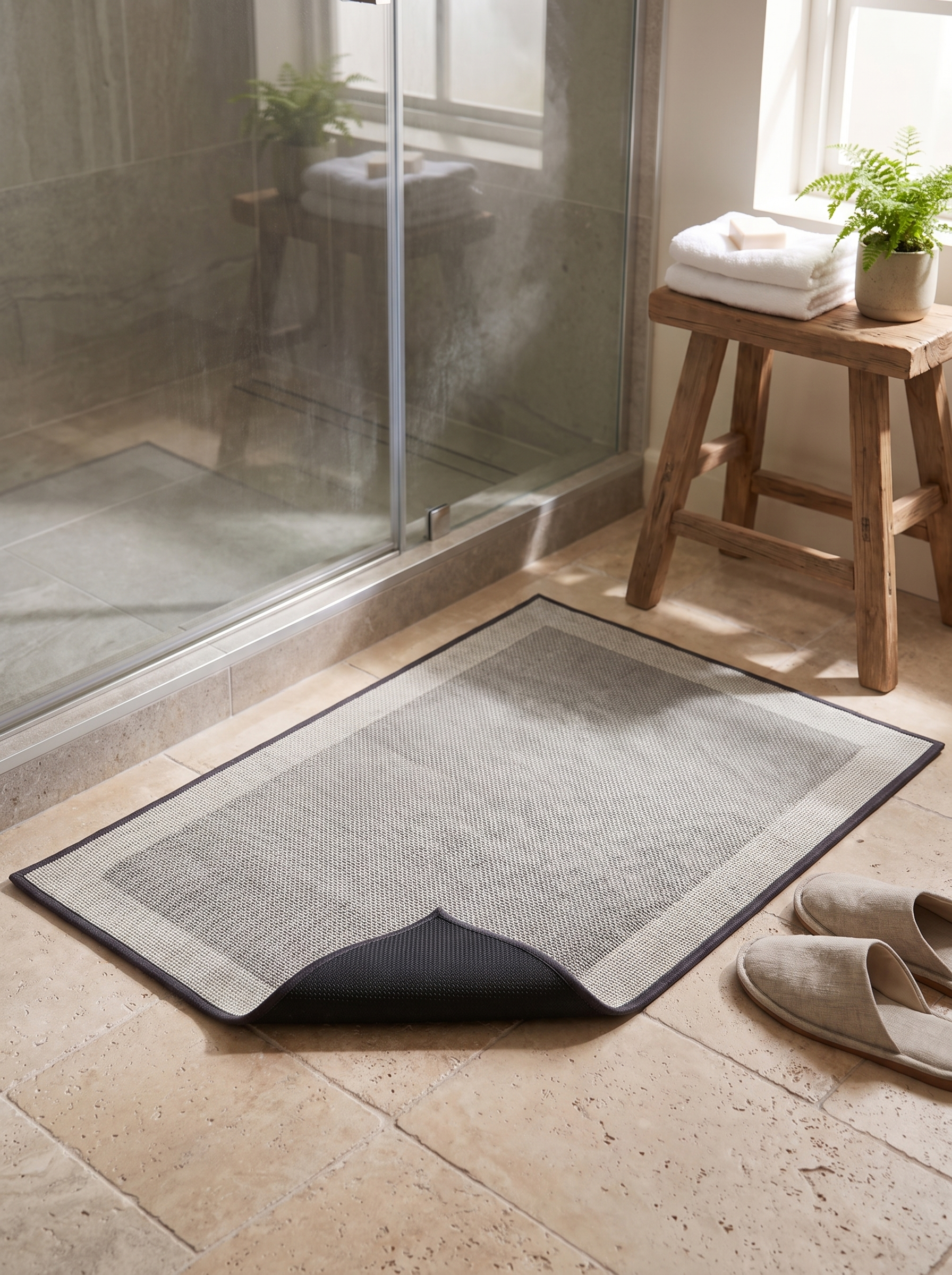 Ultra-Absorbent Bath Mat for Quick-Dry Comfort in a home setting, view 2