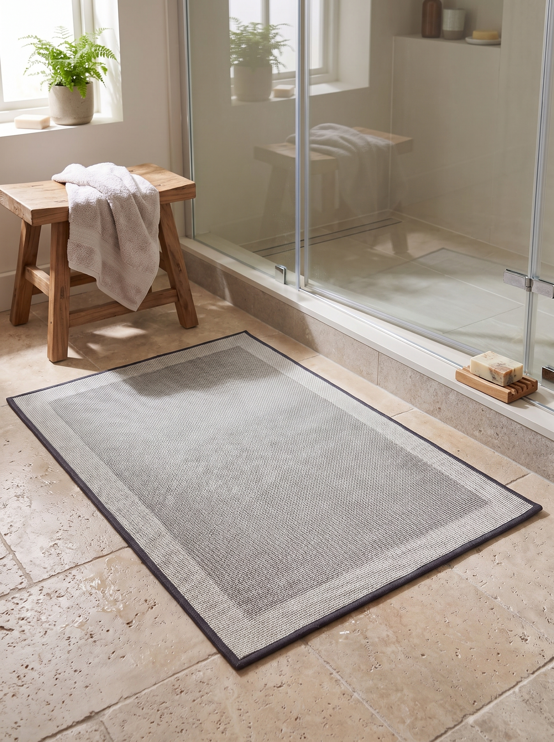 Ultra-Absorbent Bath Mat for Quick-Dry Comfort in a home setting, view 1
