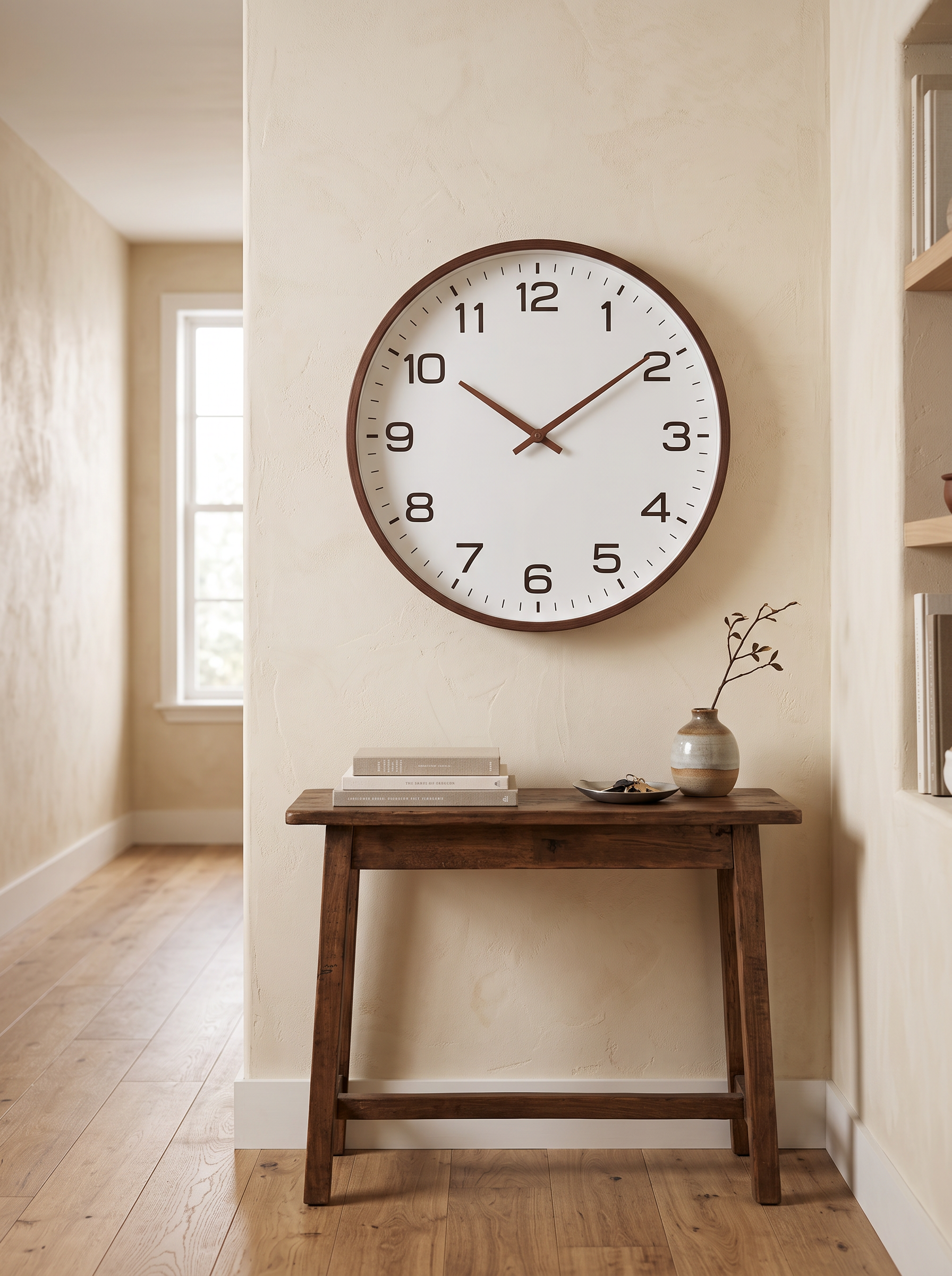 Nordic Wall Clock – Sleek Minimalist Timepiece for Modern Homes in a home setting, view 3