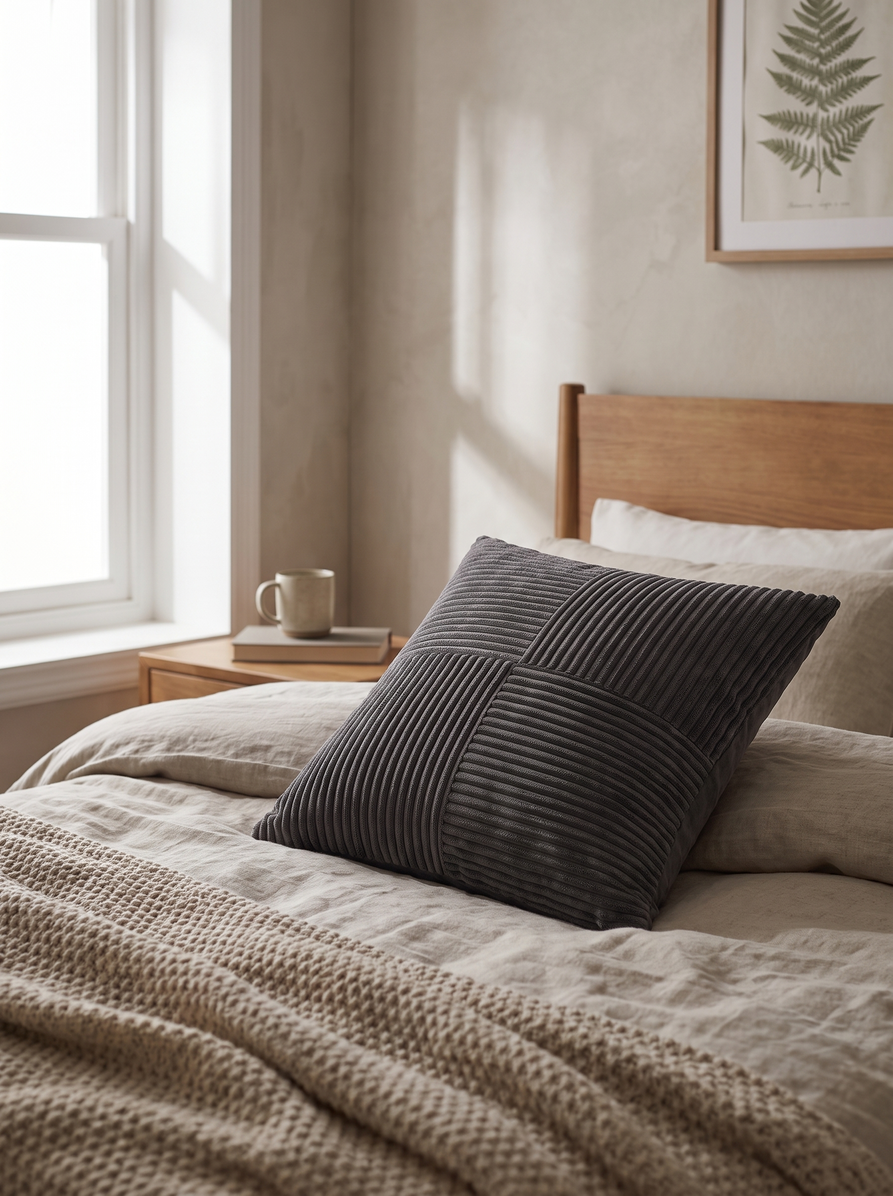 Soft & Stylish Corduroy Cushion Covers in a home setting, view 3