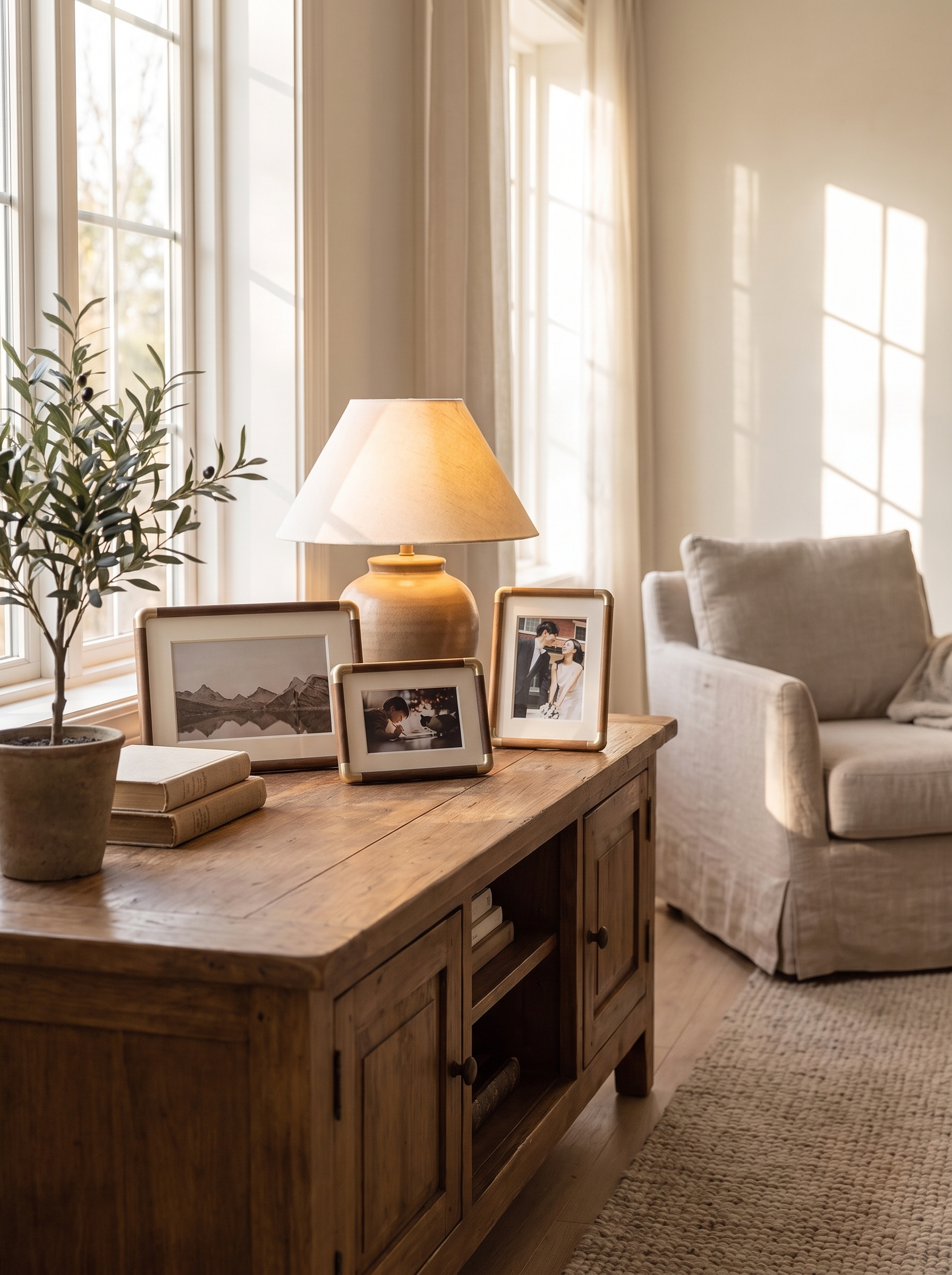 Brooks Tabletop Photo Frame – Elegant Desk Display for Your Favorite Moments in a home setting, view 3