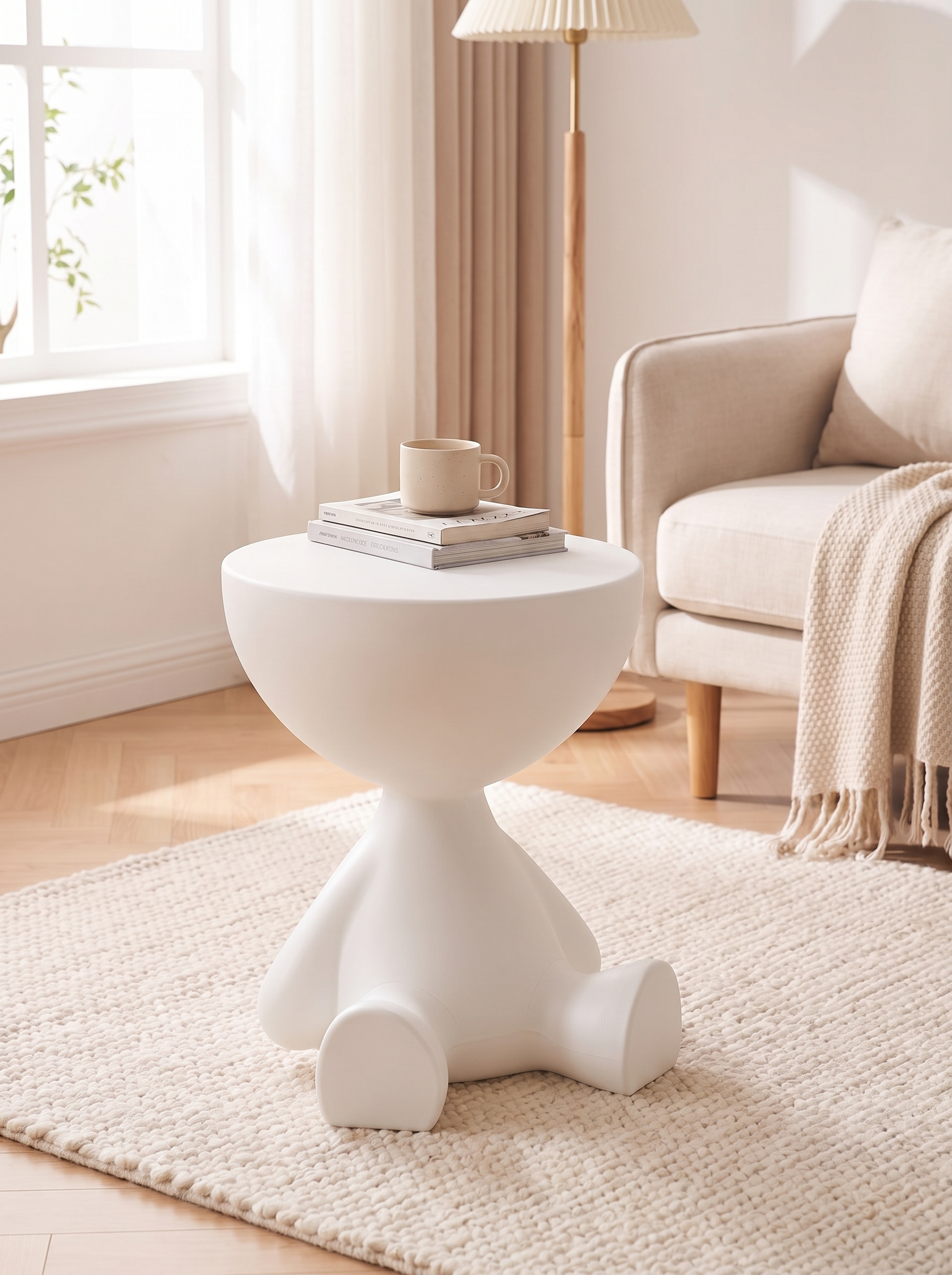Adorable Cartoon Bear Side Table – Perfect Nursery Accent in a home setting, view 3