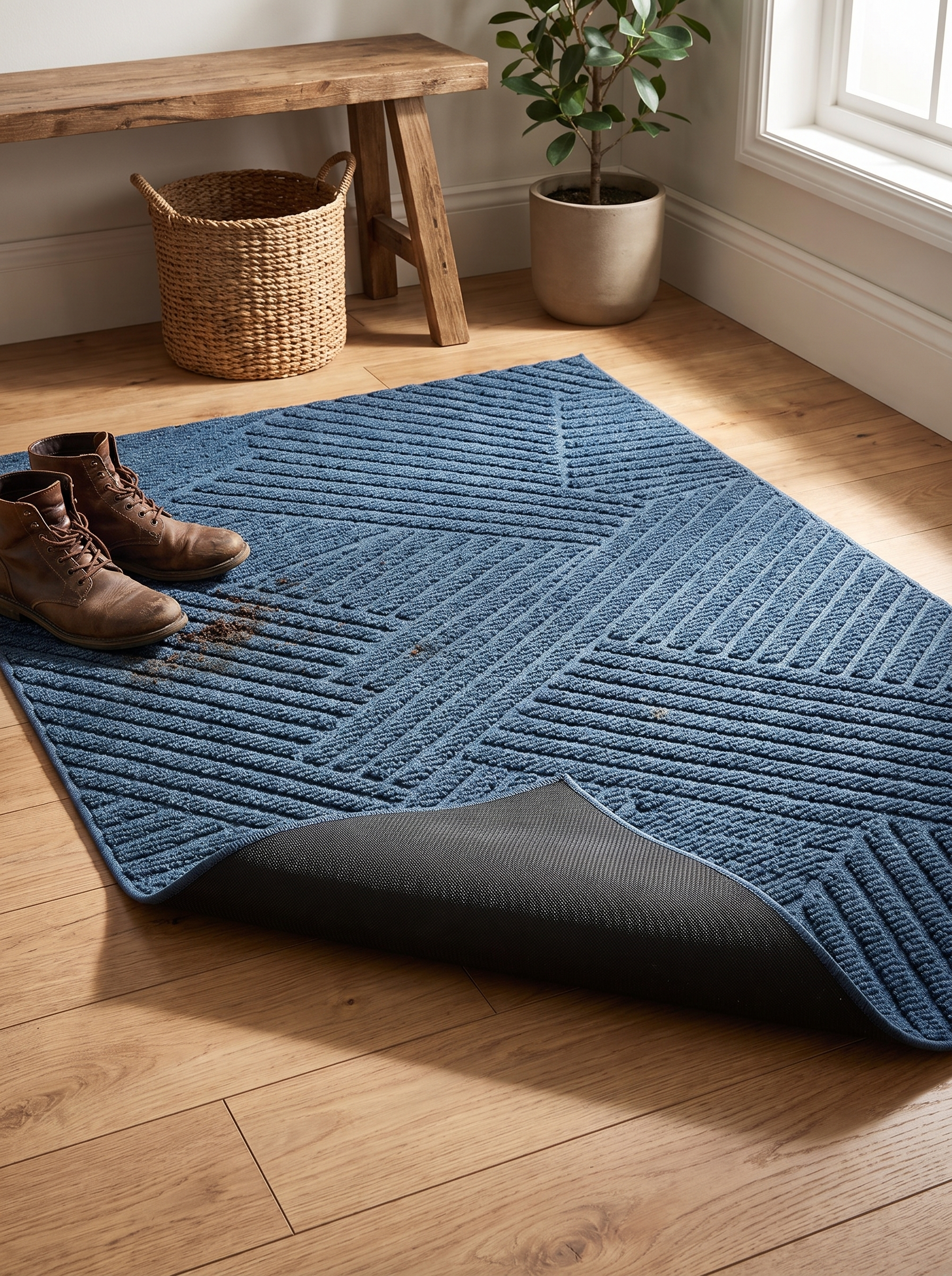 Heavy-Duty Non-Slip Door Mat for a Safe, Clean Entrance in a home setting, view 2