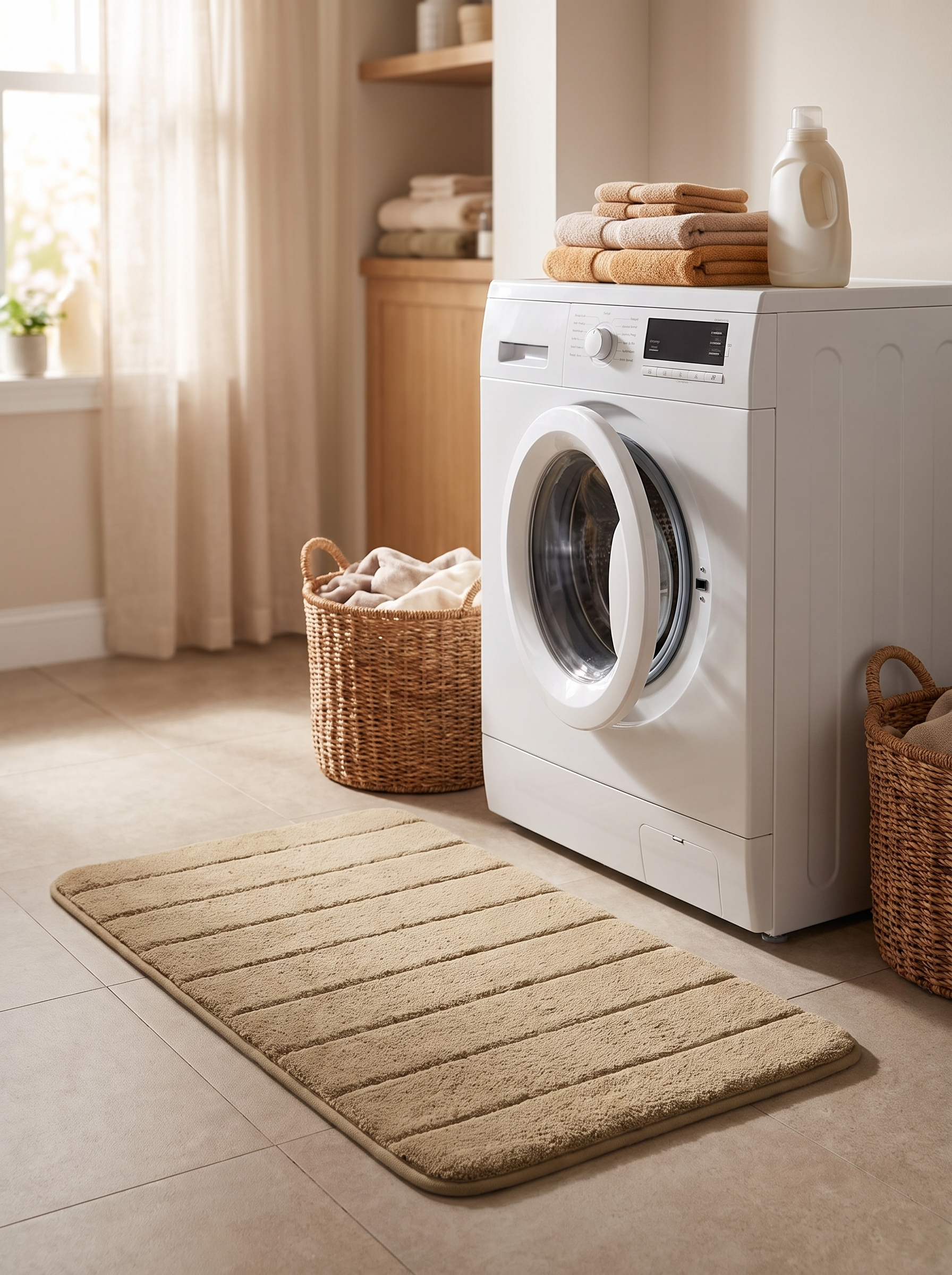 UltraSoft Absorbent Bath Mat – Plush Comfort, Quick-Dry in a home setting, view 3