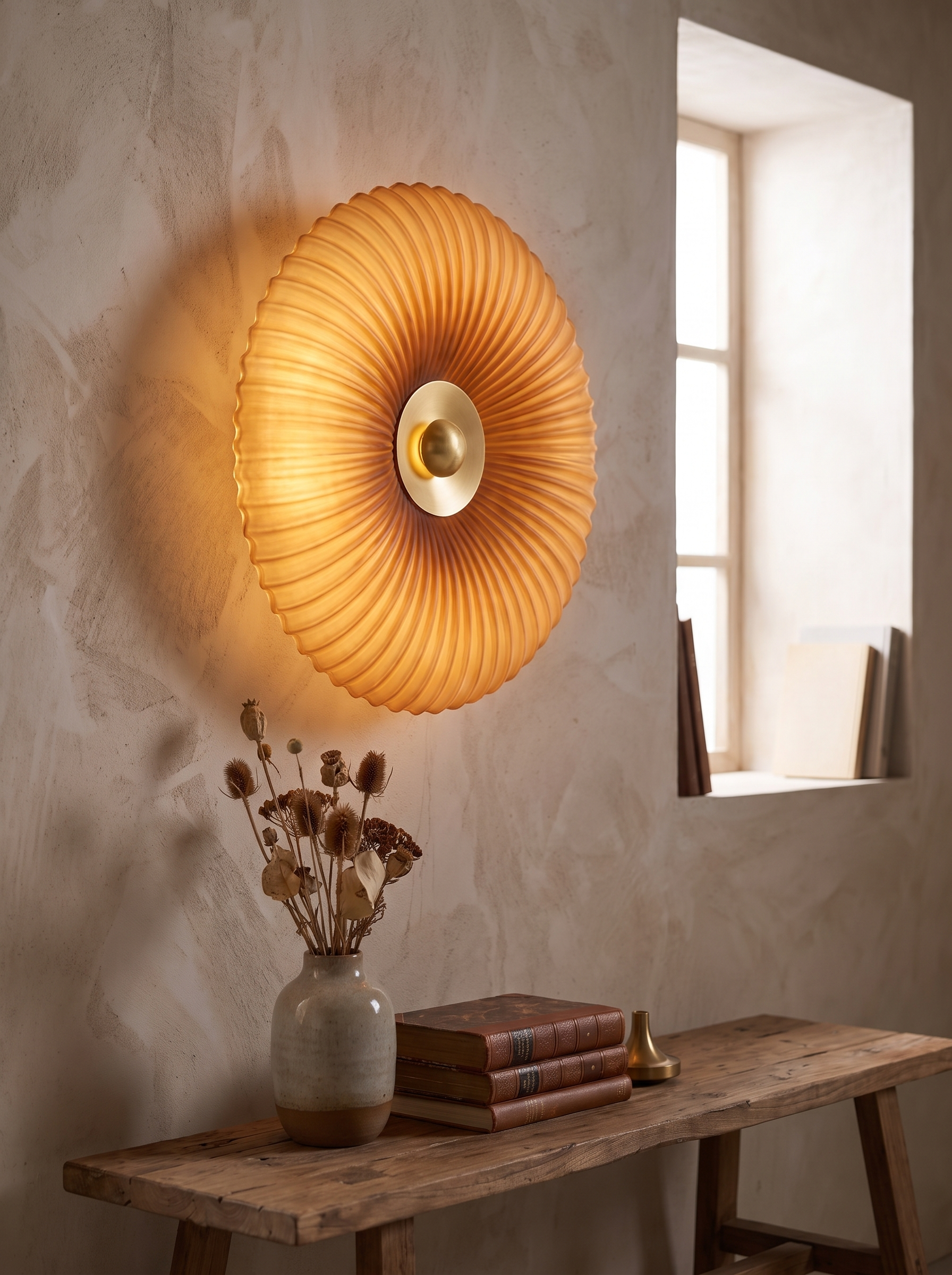 Nordic Vintage Glass Wall Sconce - Timeless, Elegant Glass Lighting for Modern Homes in a home setting, view 2