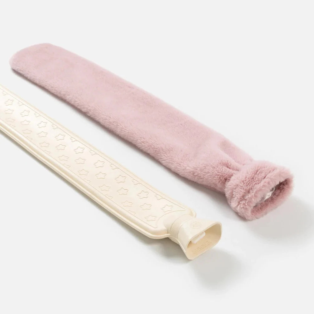 Rubber Bottle with Soft Removable Cover for Warm and Cold Compress Use