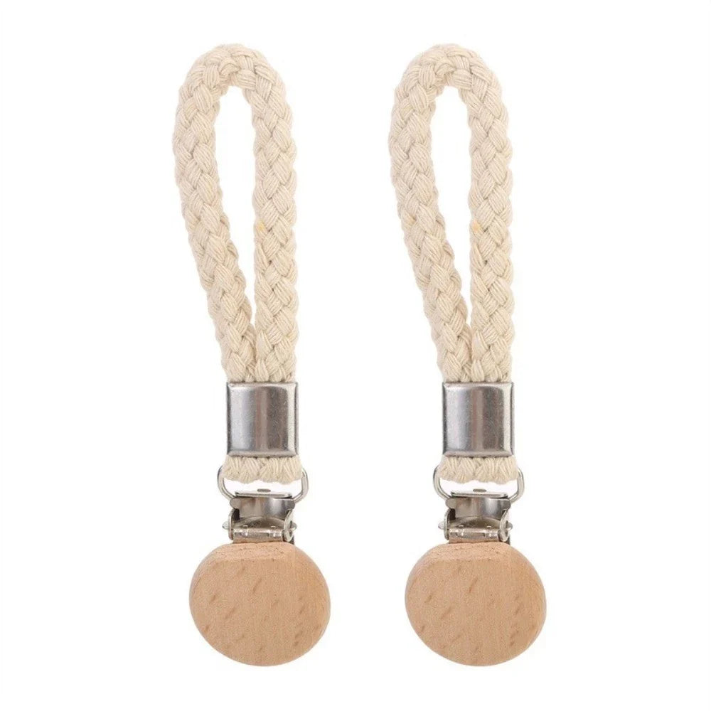 2 Pcs Multifunctional Towel Hanger Clips with Cotton Loops and Stainless Steel Hooks for Kitchen, Bathroom and Home Organization