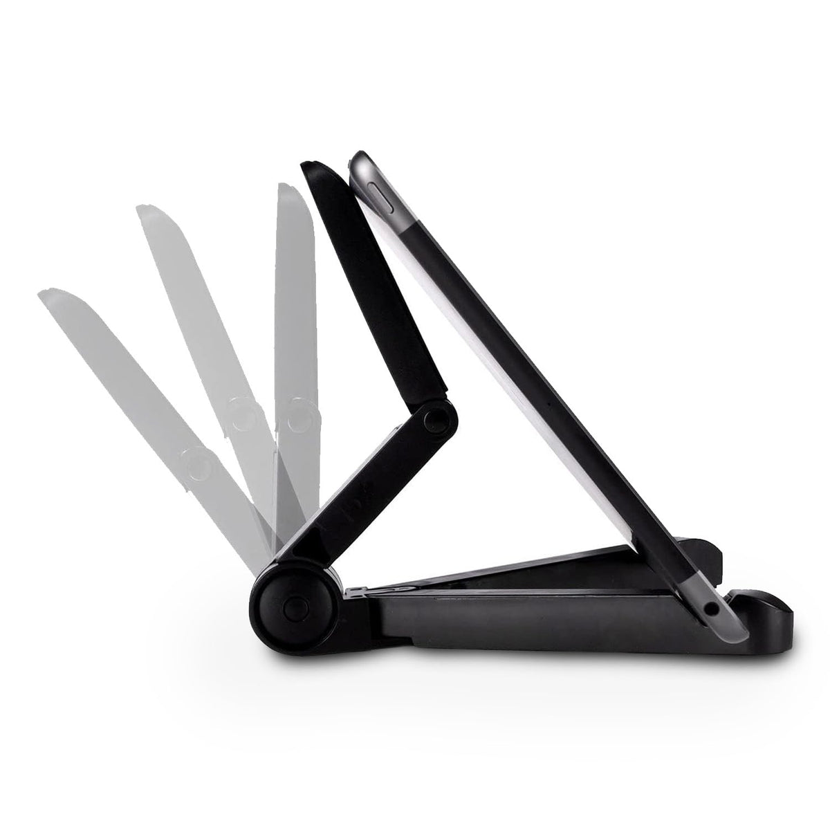Folding Tablet Stand with Adjustable Desktop Design for Tablets Phones and E Readers