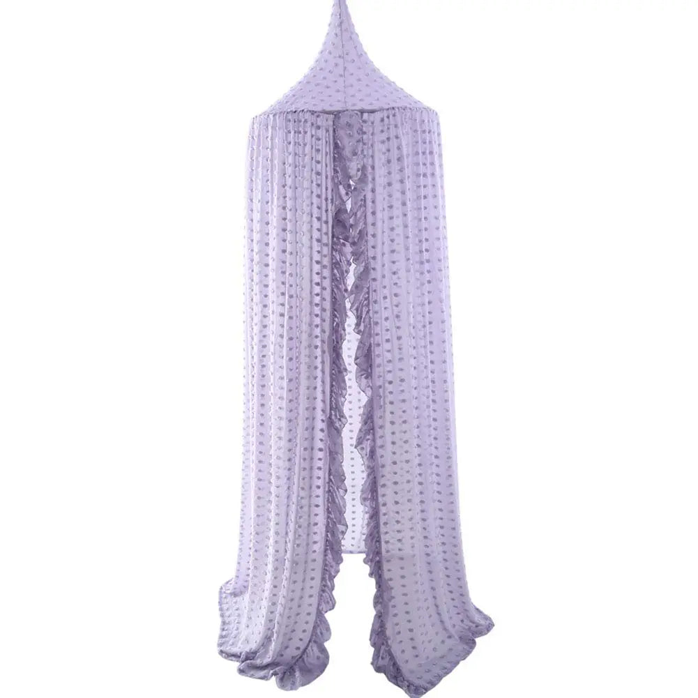 Kids Bed Canopy Cotton Mosquito Net for Nursery Reading Nook