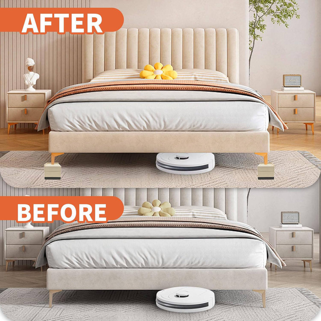 Adjustable Furniture Riser Pads with Non Slip Waterproof Design for Sofas Tables and Cabinets