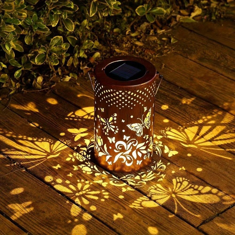 Sunflower Solar Lantern Outdoor Waterproof Hanging Light for Garden Patio Porch and Yard Decor