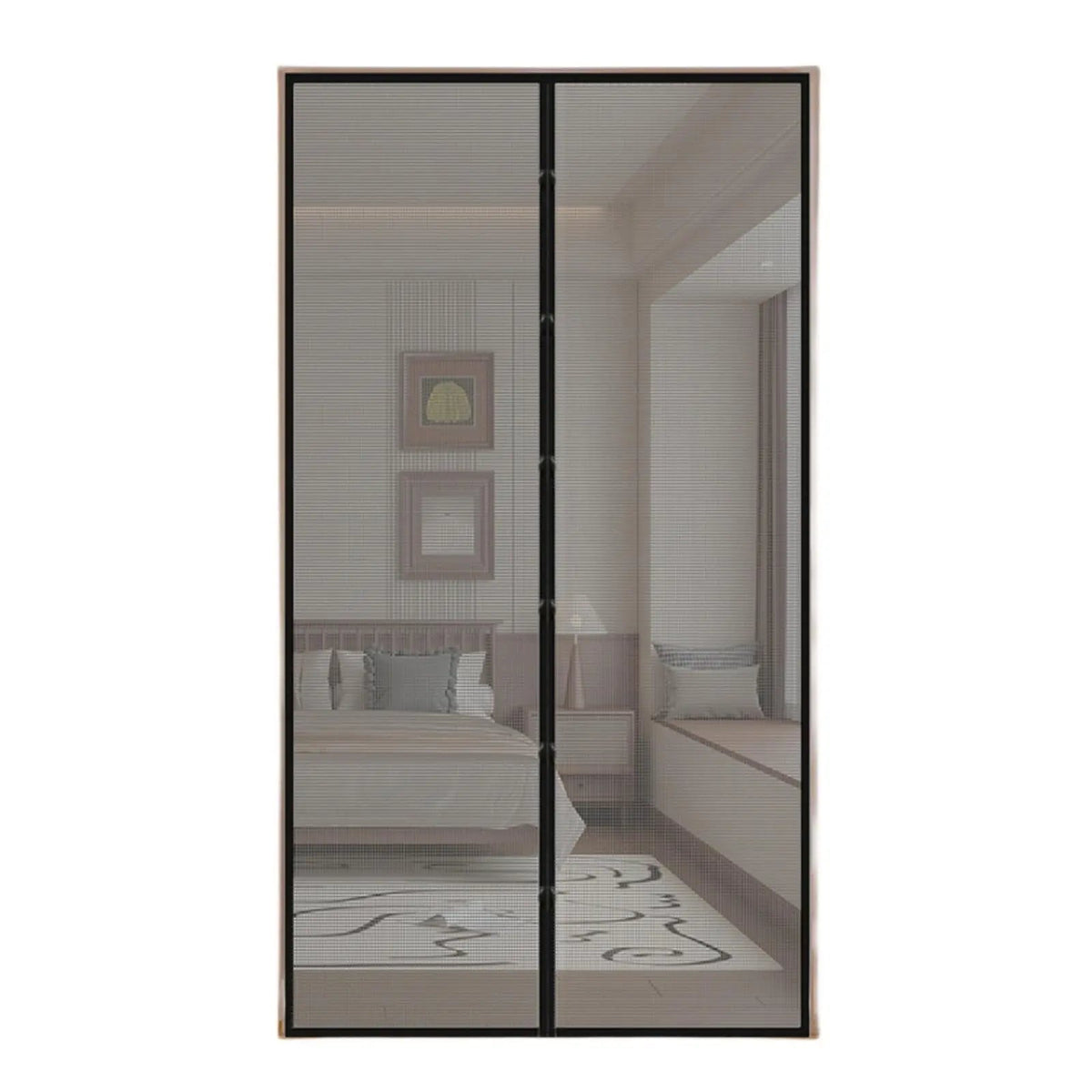 Magnetic Mosquito Door Screen Curtain for Patio Entry
