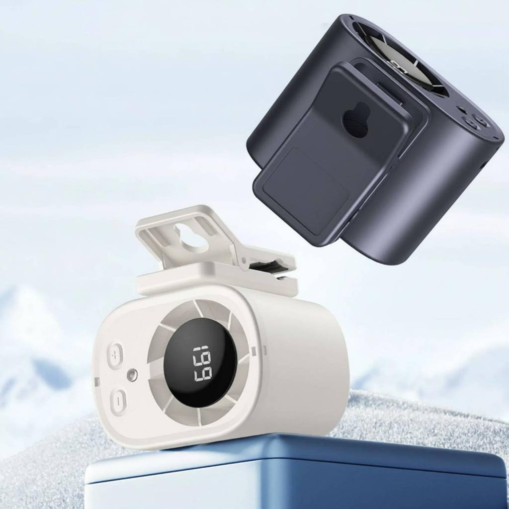 Portable Clip On Rechargeable Fan with 360° Rotation, 100 Speed Control and USB Charging for Indoor and Outdoor Use