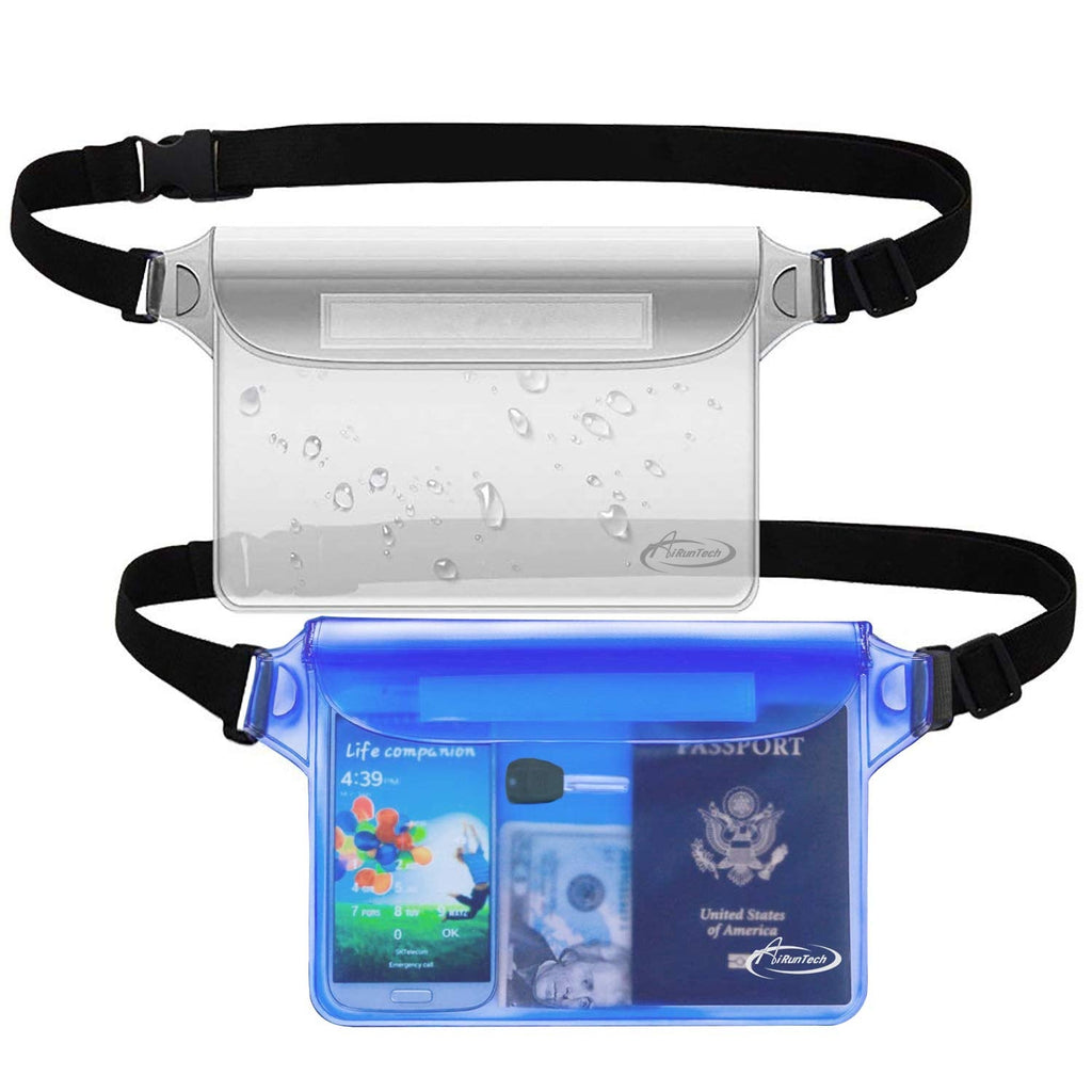 Waterproof Waist Bag with Three Layer Sealed Design for Swimming Beach and Travel Use